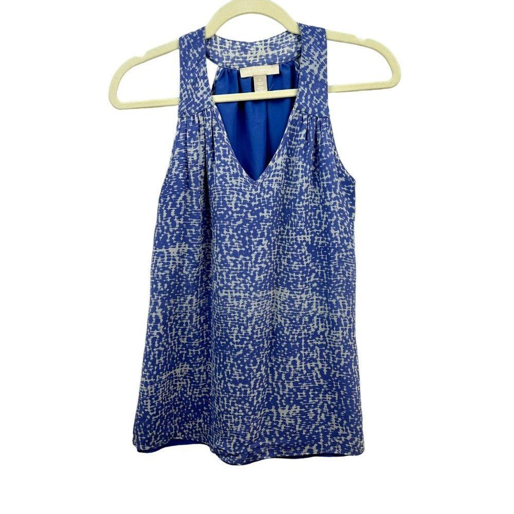 Banana Republic Blue and White Blouse